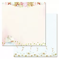 Набор бумаги 30,5х30,5 см "Клубничное детство", 9 листов (ScrapMania)