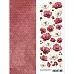 Лист с картинками 10х30 см "Багряный винтаж. Маки" (ScrapMania) Лист с картинками 10х30 см "Багряный винтаж. Маки" (ScrapMania)