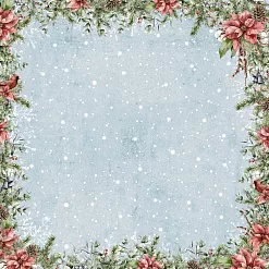 Бумага "Новогодние традиции. Рождественская рамка" (ScrapMania)