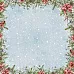 Бумага "Новогодние традиции. Рождественская рамка" (ScrapMania)