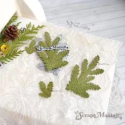 Нож "Еловый лес. Пушистые хвойные ветки", 5,2х7,3 см (ScrapMania)