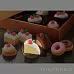 Ластик "Треугольное белое пирожное" (Iwako)