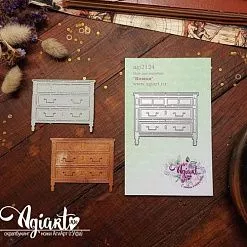 Нож "Комод", 6,7х5,7 см (AgiArt) Нож "Комод", 6,7х5,7 см (AgiArt)