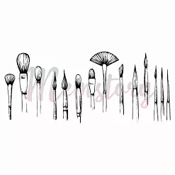 Штамп "Кисти", 9х4 см (Memstory) Штамп "Кисти", 9х4 см (Memstory)