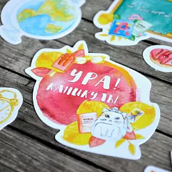Набор высечек из бумаги "Школа", 27 шт (ScrapMania)