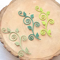 Набор вырубок "Травка с завитками", 3 шт