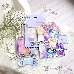 Нож "Конверты. Ярлык с рамками", 6,2х10 см (ScrapMania)