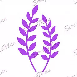 Нож "Веточки 6", 2,2х7 см (Scrapman)