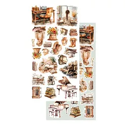 Набор бумаги 15х30 см "Natural Beauty. Для вырезания", 6 листов (Alchemy of Art)