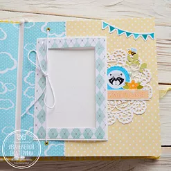 Скрап-карта А4 "Ясельки. Малыш" (ScrapMania)