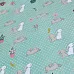  Набор бумаги 30х30 см "Зайки идут в гости", 6 листов (Scrapfriend)