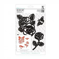 Набор ножей для вырубки "Роза, птичка, бабочка" (DoCrafts)