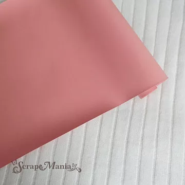 Отрез экокожи 30х69 см "Soft touch. Персик" (Pty Китай)