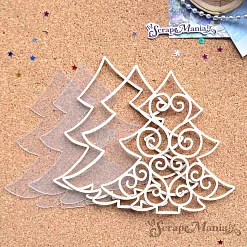 Шейкер "Фономикс. Новогодний. Ажурная елка большая", 9,5х10,2 см (ScrapMania) Шейкер "Фономикс. Новогодний. Ажурная елка большая", 9,5х10,2 см (ScrapMania)
