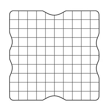 Акриловый блок 10х10 см фигурный (Чип Арт)