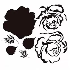 Набор штампов "Роза объемная" (Студия "Елена") Набор штампов "Роза объемная" (Студия "Елена")