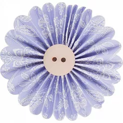 Набор бумажных украшений на клеевой основе "Кружево. Цветение сирени" (DoCrafts)