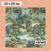 Калька 20х20 см "Лукоморье 15", плотность 110 гр/м2 (ScrapMania) Калька 20х20 см "Лукоморье 15", плотность 110 гр/м2 (ScrapMania)