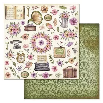 Бумага "Летние бабочки. Картинки" (ScrapMania)