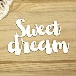 Украшение из чипборда "Sweet dream" (Просто небо)