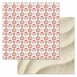 Набор бумаги 30,5х30,5 см "Море, я скучала", 12 листов (ScrapMania) Набор бумаги 30,5х30,5 см "Море, я скучала", 12 листов (ScrapMania)