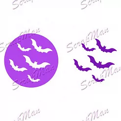 Нож "Летучие мыши", 6,5 см (Scrapman)