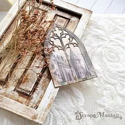 Нож "Окна. Королевский витраж", 4,5х7,8 см (ScrapMania)