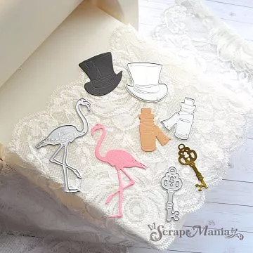 Нож "Алиса в сказке" 8,4х5 см (ScrapMania)