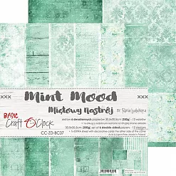 Набор бумаги 30х30 см "Mint mood", 6 листов (CraftO'clock)