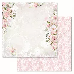 Набор бумаги 30,5х30,5 см "Свадебный букет", 12 листов (ScrapMania)