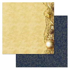 Набор бумаги 20х20 см "Фономикс. Новогодний", 12 листов (ScrapMania)