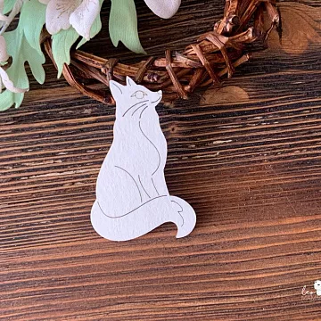 Чипборд "Лисичка", 5,5 см (LeoMammy)