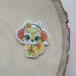 Акриловое украшение "Белочка", 3,5х4 см Акриловое украшение "Белочка", 3,5х4 см