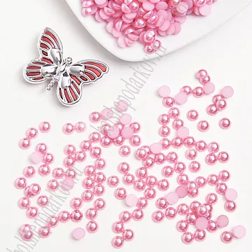 Набор полужемчужин "Сиреневый", диаметр 6 мм, 15 гр