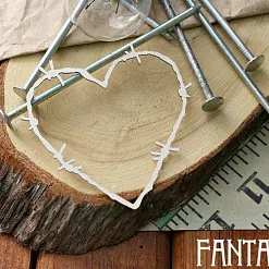 Украшение из чипборда "Сердце 465" (Fantasy) Украшение из чипборда "Сердце 465" (Fantasy)