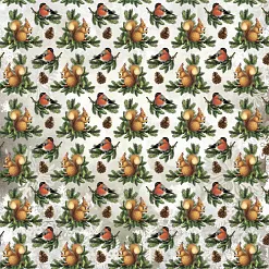 Бумага "Новогодний лес. Хранители праздника" (ScrapMania)