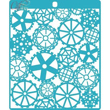 Трафарет "Шестеренки" (CraftStory)