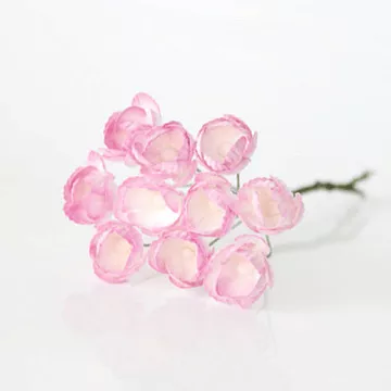 Букет лютиков "Светло-розовый с белым", 5 шт (Craft)