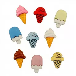 Набор пуговиц "Мороженое" (Buttons Galore)