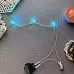 Подсветка, модуль с 3 светодиодами, меняющими цвет, сменная батарейка (ScrapIllumination)
