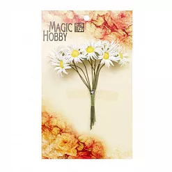 Букет тканевых маргариток "Молочные" (Magic Hobby)