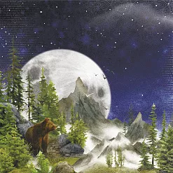 Бумага "Тайга. Хозяин леса" (ScrapMania)