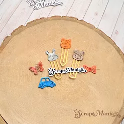 Нож "Детство. Скрепки", 1х3,1 см (ScrapMania) Нож "Детство. Скрепки", 1х3,1 см (ScrapMania)