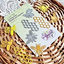 Нож "Медовая пасека", 5,8х3 см (AgiArt) Нож "Медовая пасека", 5,8х3 см (AgiArt)