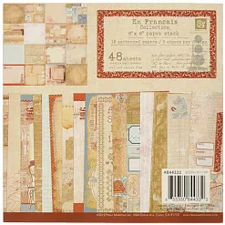 Набор бумаги 15х15 см "En Francais", 48 листов (Prima Marketing)
