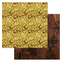 Набор бумаги 30,5х30,5 см "Мужчина на миллион", 12 листов (ScrapMania)