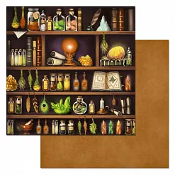 Набор бумаги 20х20 см "Ворожея", 12 листов (ScrapMania)