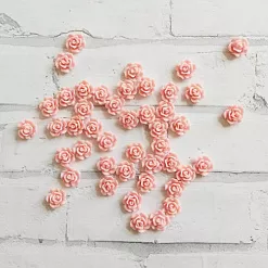 Набор акриловых украшений "Пыльная роза. Мини"