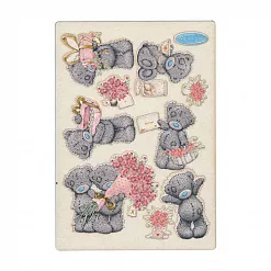 Набор украшений из чипборда "Цветной. Письма о любви" (Mr.Painter)