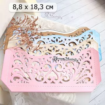 Нож "Ажурный карман. Большой", 8,8х18,3 см (ScrapMania) Нож "Ажурный карман. Большой", 8,8х18,3 см (ScrapMania)